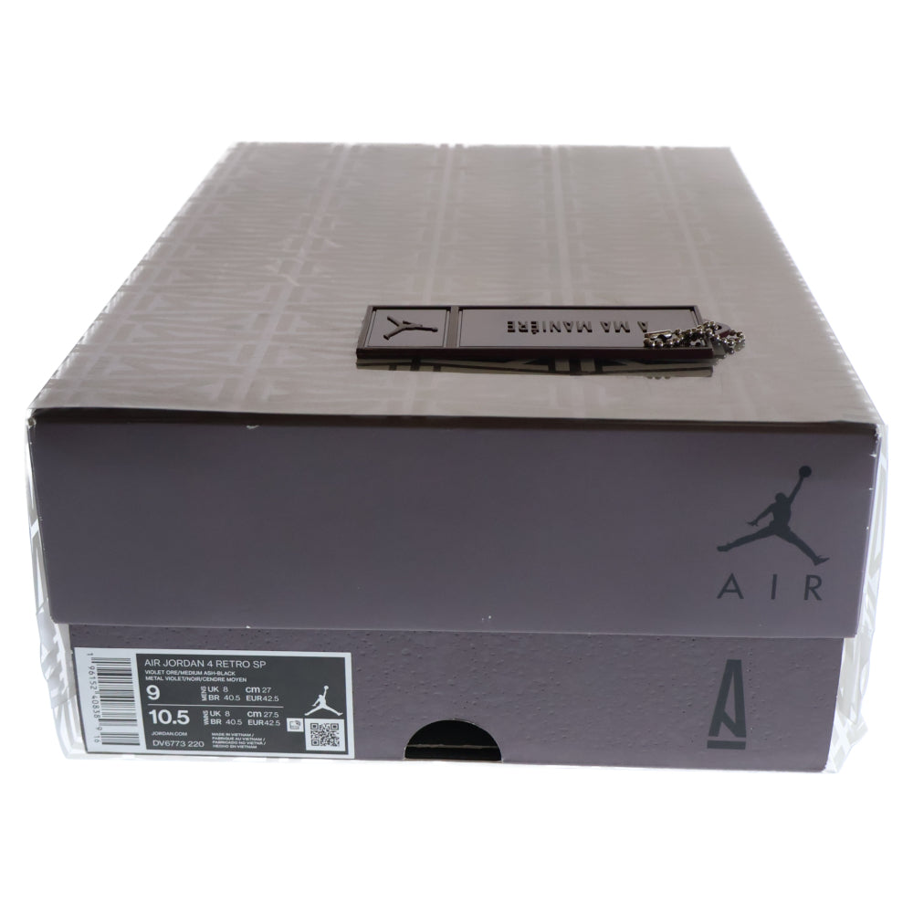NIKE(ナイキ) ×A MA MANIERE AIR JORDAN 4 RETRO SP VIOLET ORE アママニエール エアジョーダン レトロ ハイカットスニーカー バイオレットオレ US9/27.0cm DV6773-220