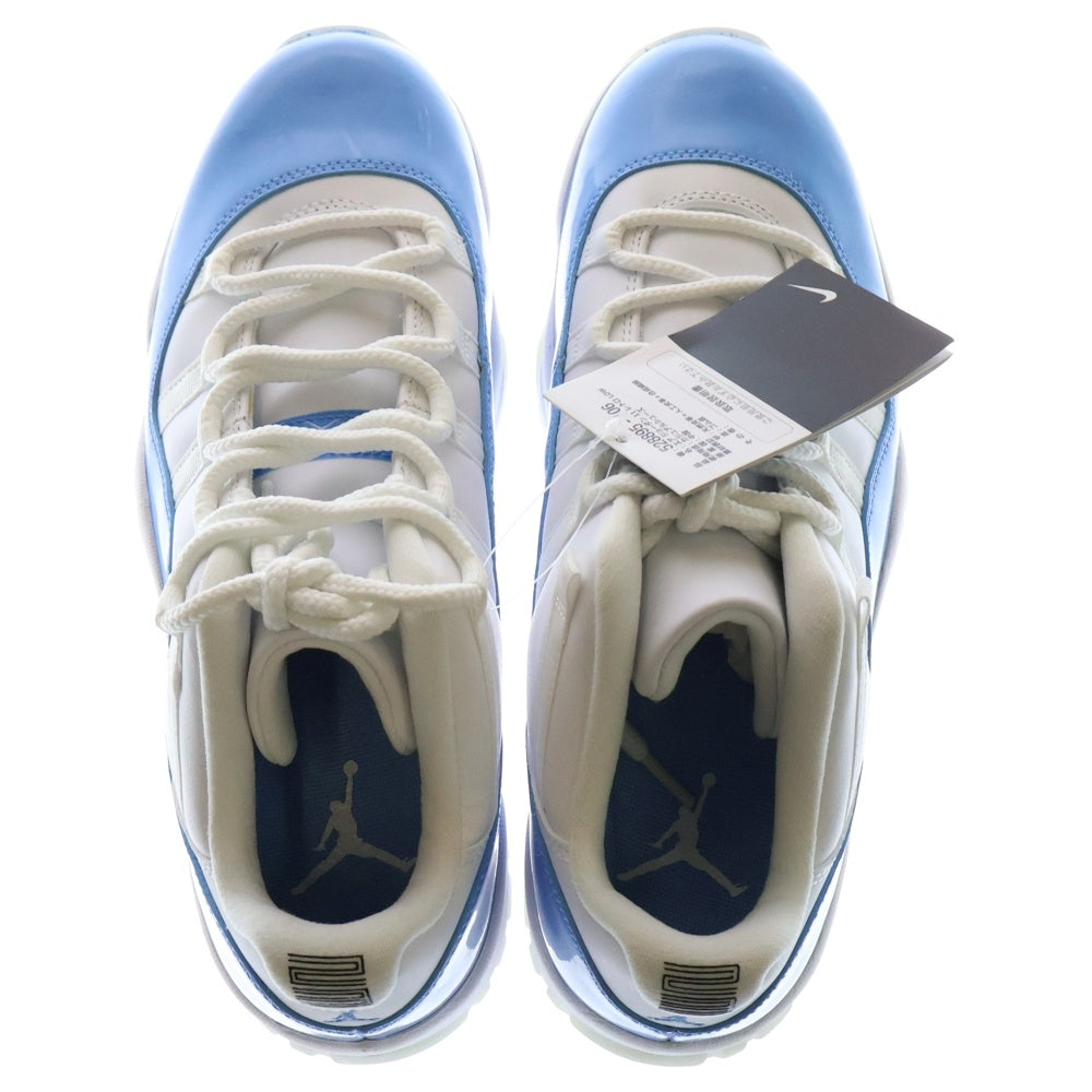NIKE(ナイキ) AIR JORDAN 11 RETRO LOW University Blue エアジョーダン 11 レトロ ローカットスニーカー ユニバーシティ ブルー/ホワイト US10/28cm 528895-106