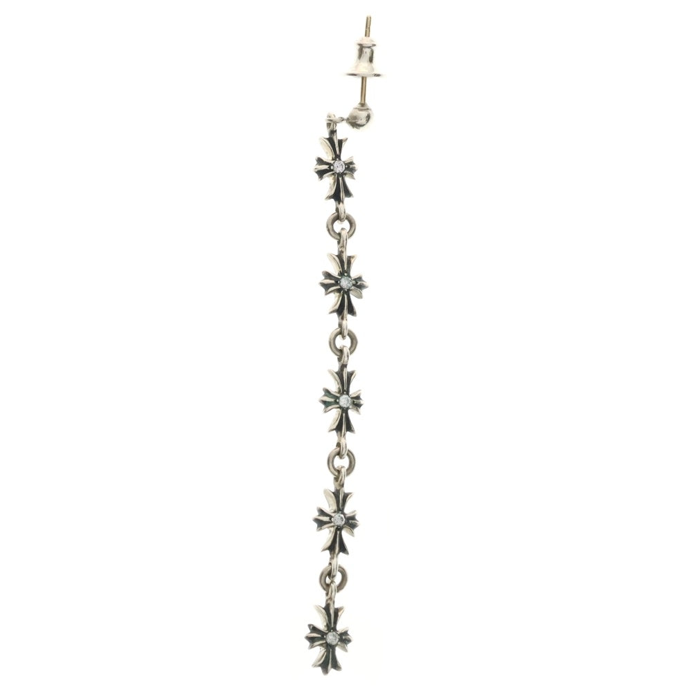 CHROME HEARTS(クロムハーツ) TINY E CH PLS 5 AFTER タイニーECHプラス アフターダイヤ 5ドロップ ピアス シルバー