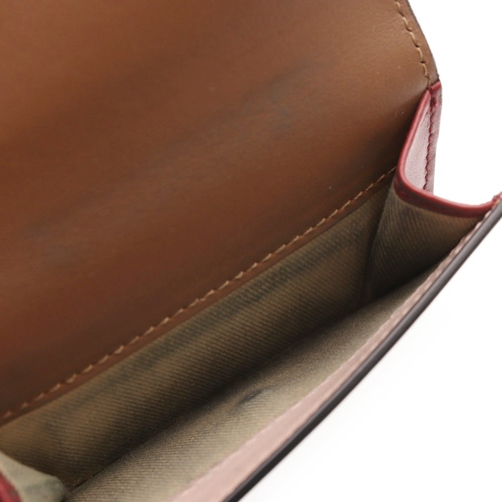 MARNI(マルニ) 21AW TRUNK TRIFOLD トランク トリフォールド 三つ折 レザー コンパクト ウォレット マルチ レディース PMFOW02U23 LV589