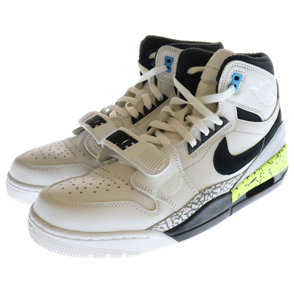 NIKE(ナイキ) ×DON C JORDAN LEGACY 312 BLACK-VOLT-VIVID ドン シー ジョーダンレガシー ブラックボルトビビッド ハイカットスニーカー US10/28cm AQ4160-107