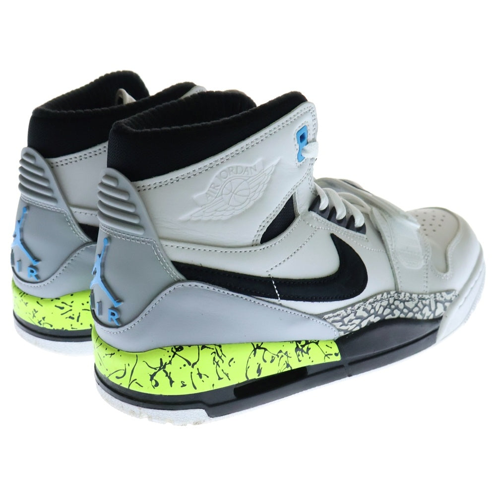NIKE(ナイキ) ×DON C JORDAN LEGACY 312 BLACK-VOLT-VIVID ドン シー ジョーダンレガシー ブラックボルトビビッド ハイカットスニーカー US10/28cm AQ4160-107