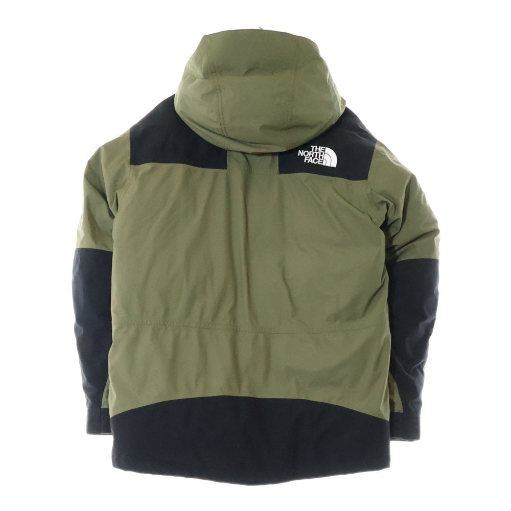 THE NORTH FACE(ザノースフェイス) MOUNTAIN DOWN PARKA GORE-TEX マウンテンダウン フーデッドダウンジャケット ゴアテックス カーキ/ブラック ND91700R