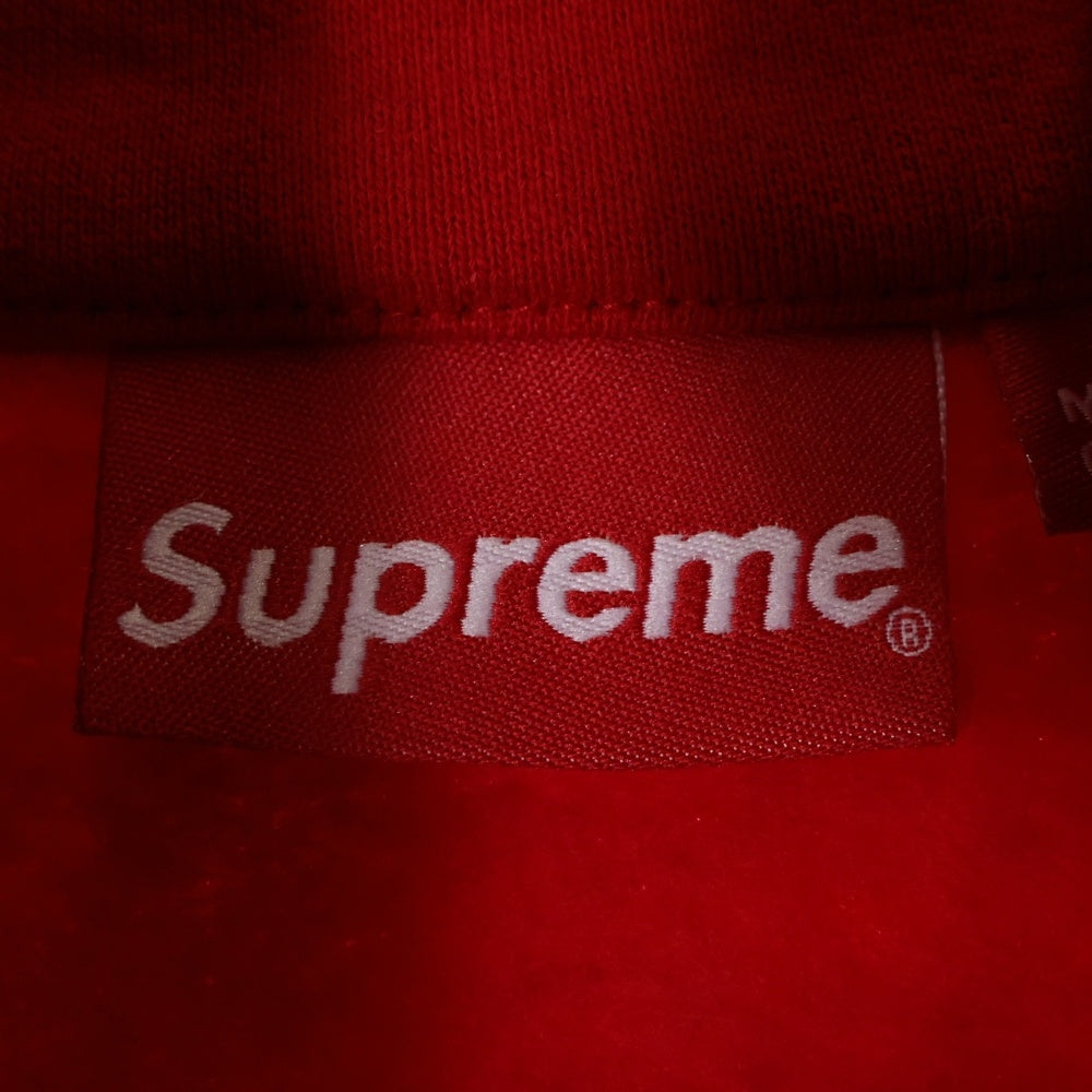 SUPREME(シュプリーム) 17SS Excellence MCMXCIV Half Zip Sweat エクセレンス ハーフジップ スウェット レッド