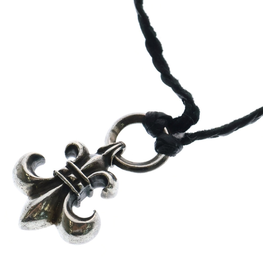 CHROME HEARTS(クロムハーツ) BS FLUER BSフレアペンダント シルバー ネックレストップ レザーブレイド シルバー