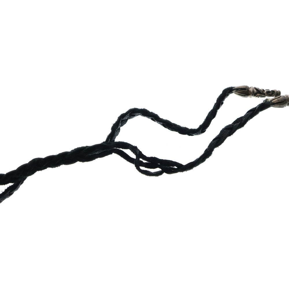 CHROME HEARTS(クロムハーツ) BS FLUER BSフレアペンダント シルバー ネックレストップ レザーブレイド シルバー