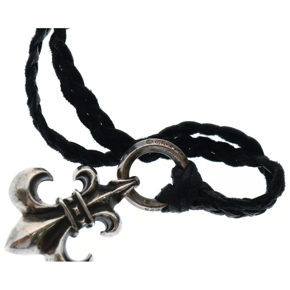 CHROME HEARTS(クロムハーツ) BS FLUER BSフレアペンダント シルバー ネックレストップ レザーブレイド シルバー