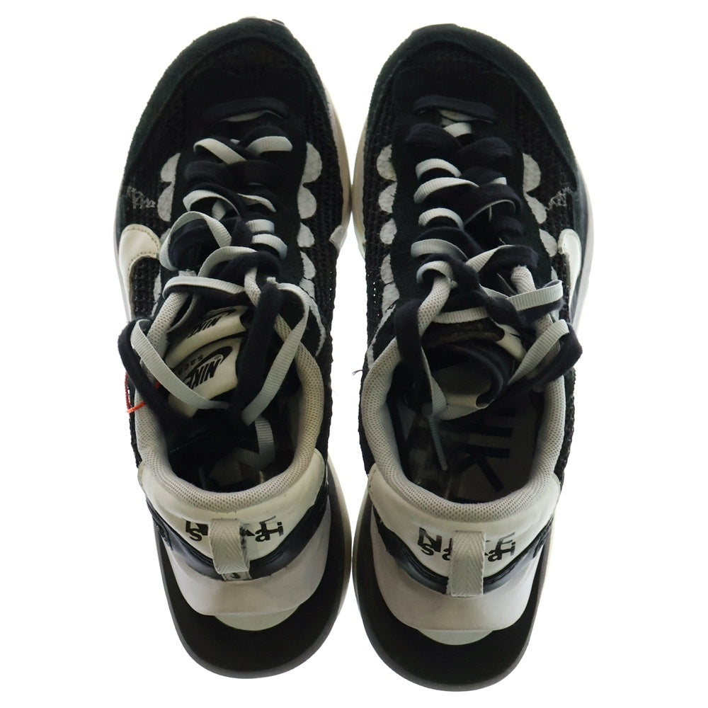 NIKE(ナイキ) ×sacai VAPOR WAFFLE SP サカイ ヴェイパーワッフル ローカットスニーカー レディース ブラック/ホワイト US6/24cm CV1363-001