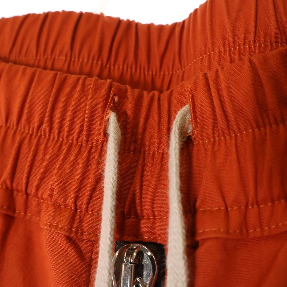 Rick Owens(リックオウエンス) 22AW GETH BELAS ゲスベラ ドローストリング ワイドパンツ オレンジ RR02B2315-TE