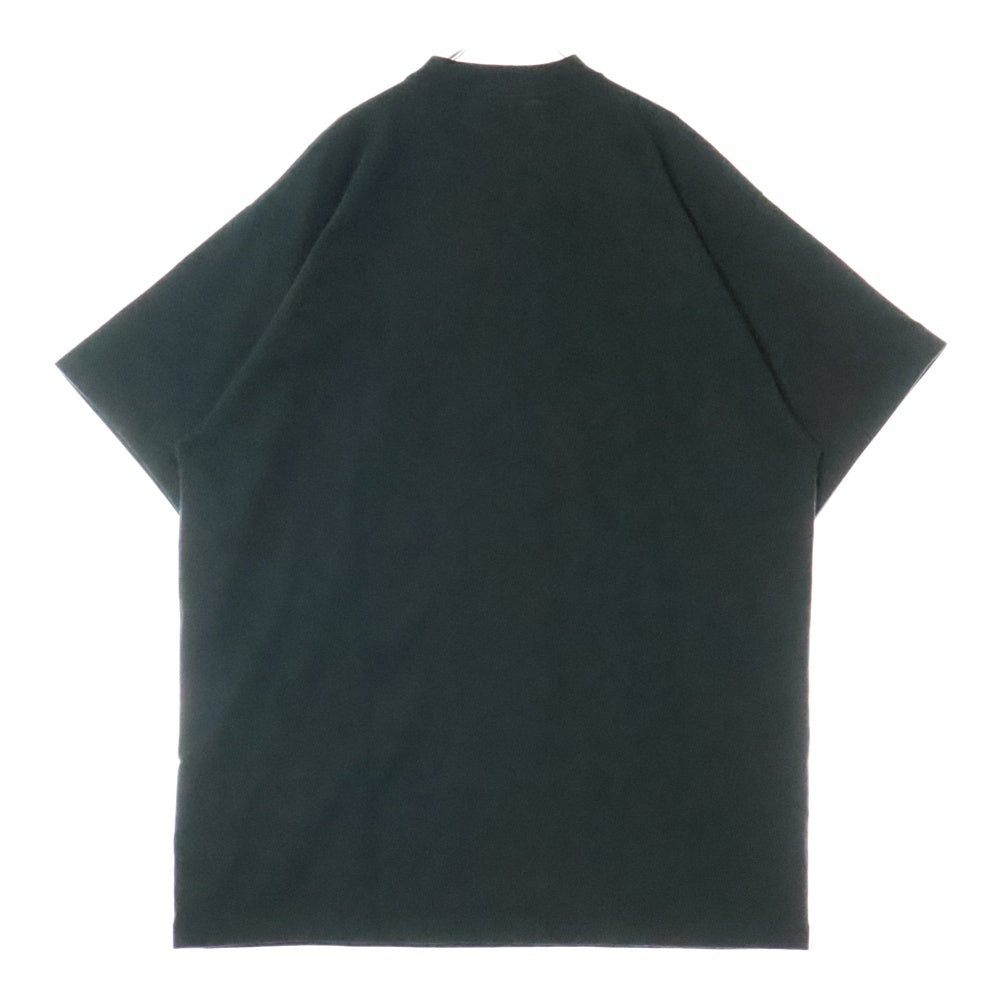 BALENCIAGA(バレンシアガ) ×adidas トレフォイルロゴ オーバーサイズ モックネック半袖Tシャツ カットソー グリーン 723976 TNVN8