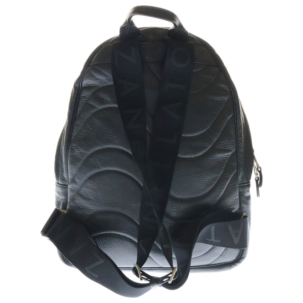 ZANELLATO(ザネラート) ロゴストラップ レザー バックパック リュックサック ブラック