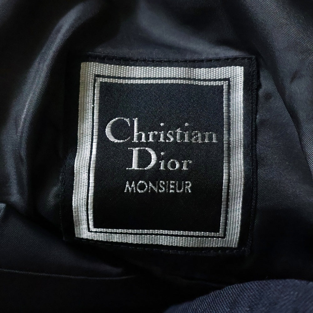 Christian Dior MONSIEUR(クリスチャンディオールムッシュ) 90S ヴィンテージ 2B テーラードジャケット ジップフライ 2タックスラックスパンツ セットアップ グレー