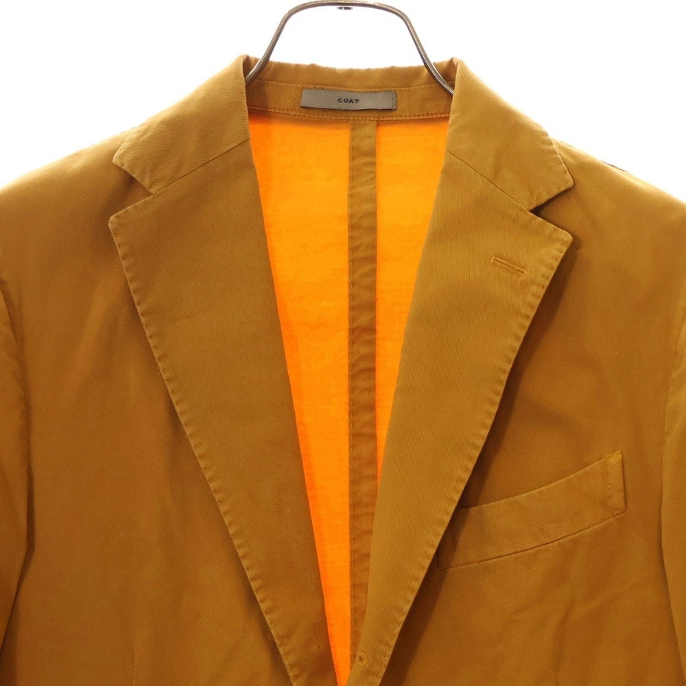 BOGLIOLI(ボリオリ) COAT ノッチドラぺル 段返り 3B テーラード ジャケット イエロー