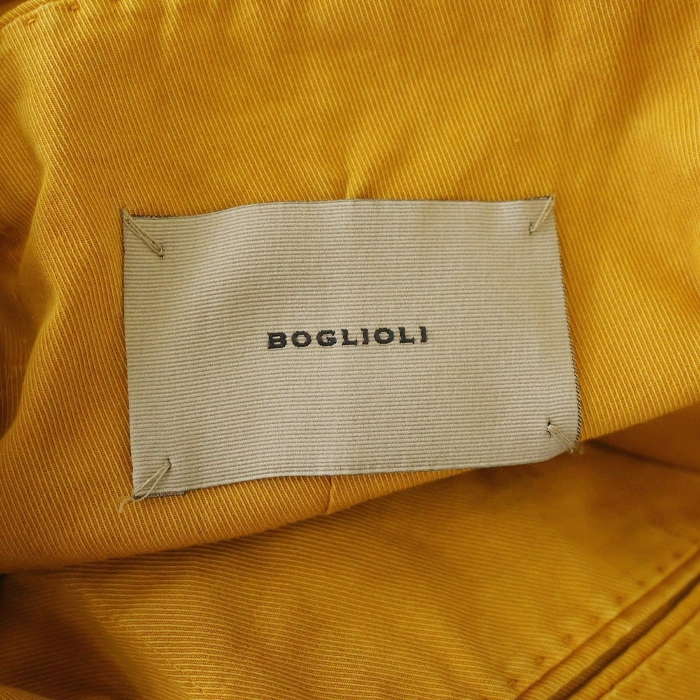 BOGLIOLI(ボリオリ) COAT ノッチドラぺル 段返り 3B テーラード ジャケット イエロー