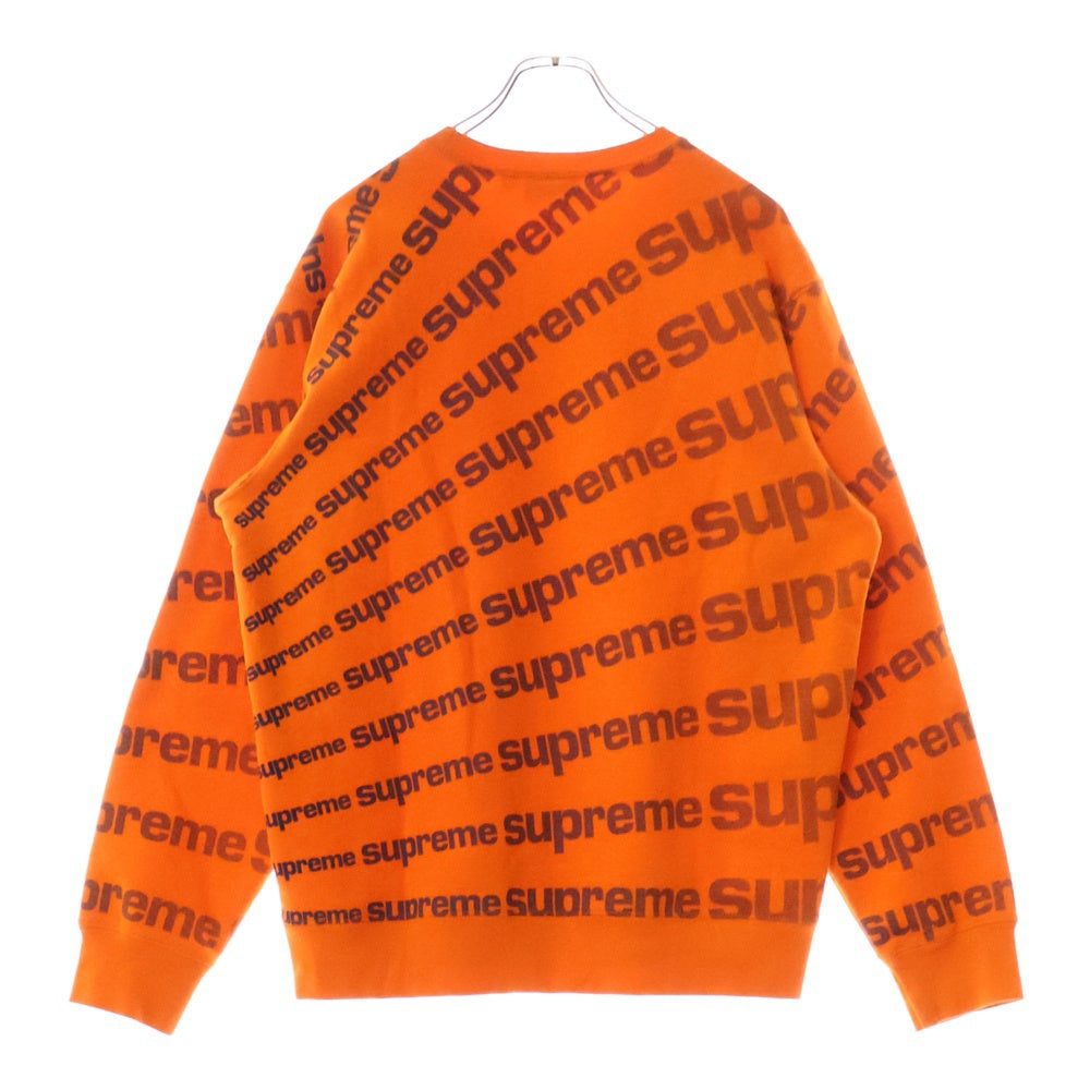 SUPREME(シュプリーム) 20SS Radial Crewneck ラディアル クルーネックスウェットトレーナー オレンジ