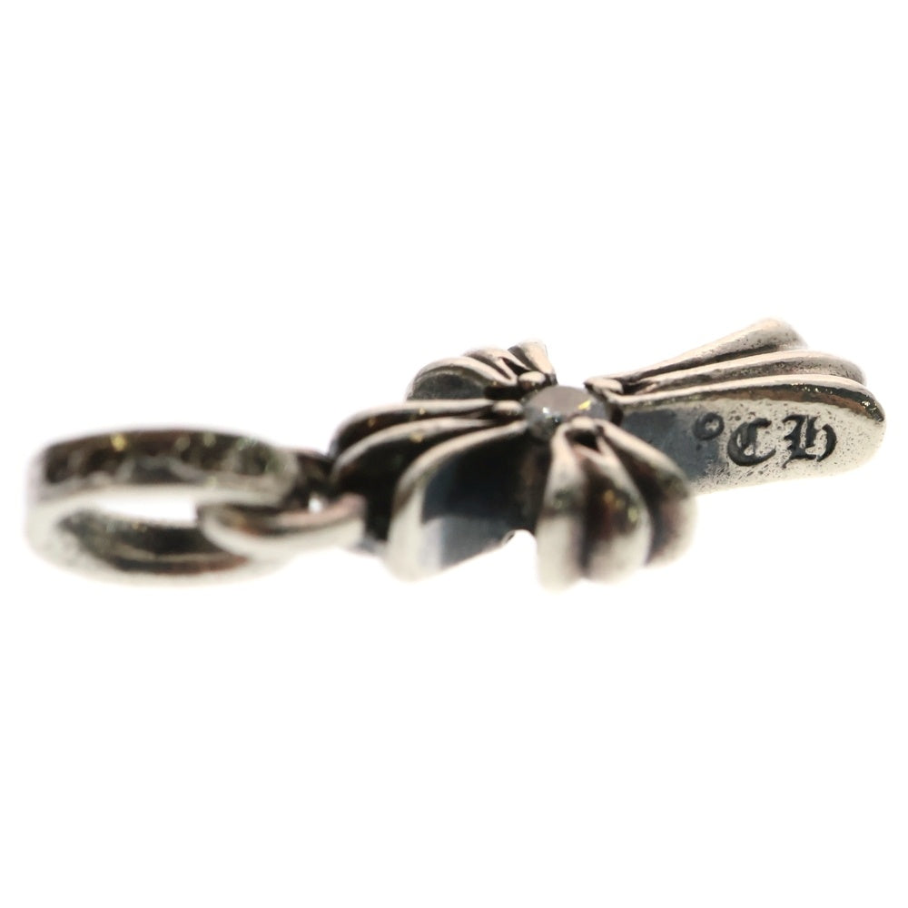 CHROME HEARTS(クロムハーツ) CRS BBYFAT DMND ベイビーファットクロス 両面1ダイヤ ペンダントトップ シルバー BCA238