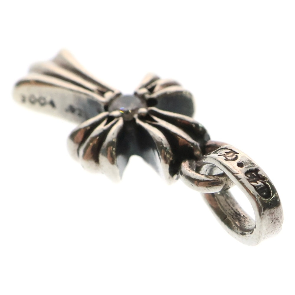 CHROME HEARTS(クロムハーツ) CRS BBYFAT DMND ベイビーファットクロス 両面1ダイヤ ペンダントトップ シルバー BCA238