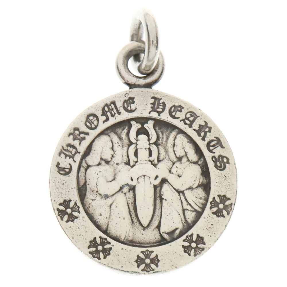 CHROME HEARTS(クロムハーツ) CHRM ANGL MDL V2 エンジェルメダルチャーム ペンダントトップ シルバー BCA229