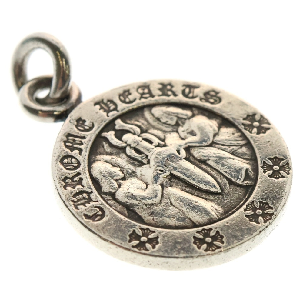 CHROME HEARTS(クロムハーツ) CHRM ANGL MDL V2 エンジェルメダルチャーム ペンダントトップ シルバー BCA229