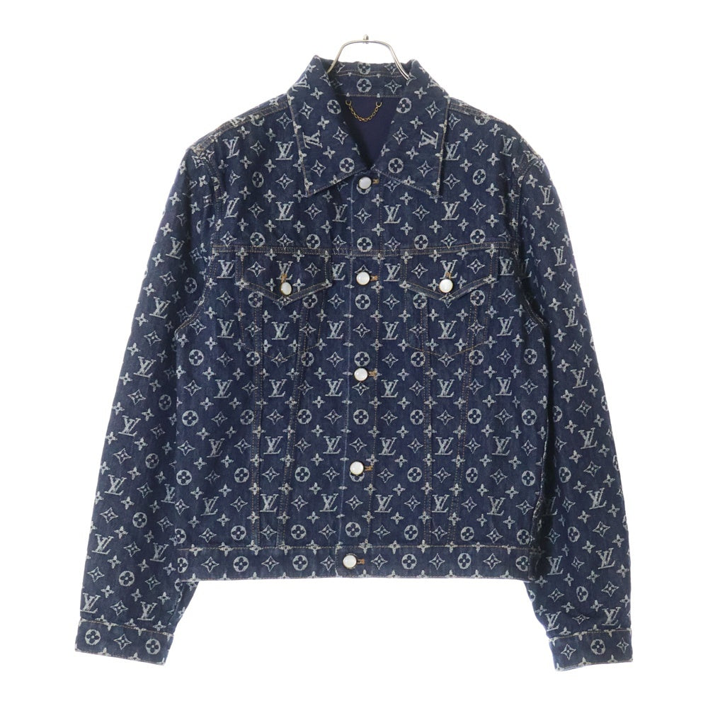 LOUIS VUITTON(ルイヴィトン) 24AW モノグラムジャガード デニム トラッカージャケット インディゴ RM242M UZD HRA79W