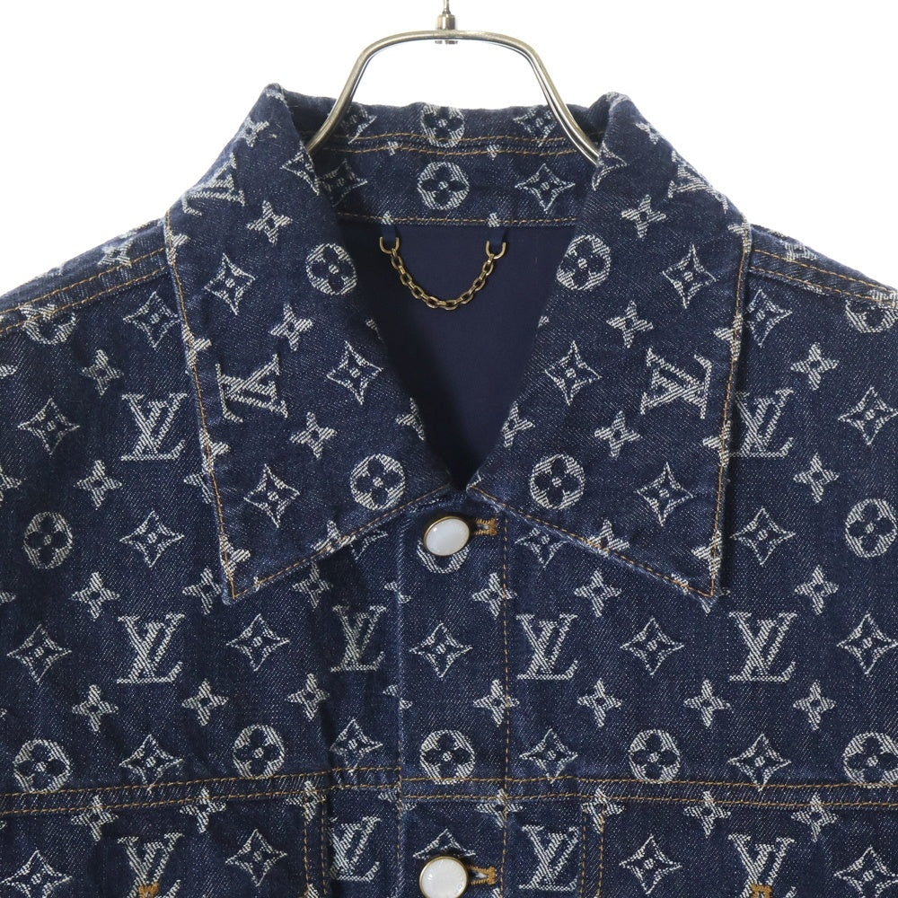 LOUIS VUITTON(ルイヴィトン) 24AW モノグラムジャガード デニム トラッカージャケット インディゴ RM242M UZD HRA79W