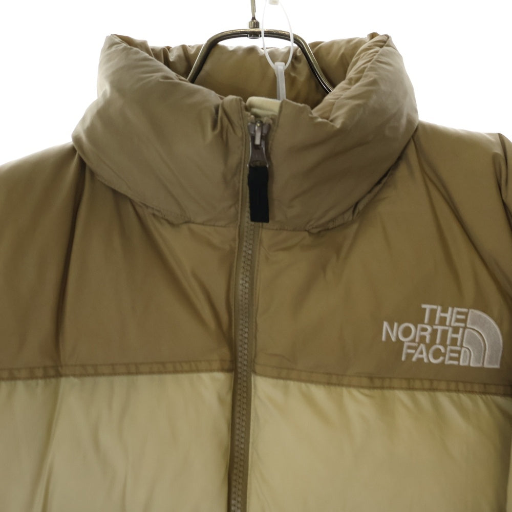 THE NORTH FACE(ザノースフェイス) SHORT NUPTSE JKT ショートヌプシ ダウンジャケット レディース ベージュ NDW92232