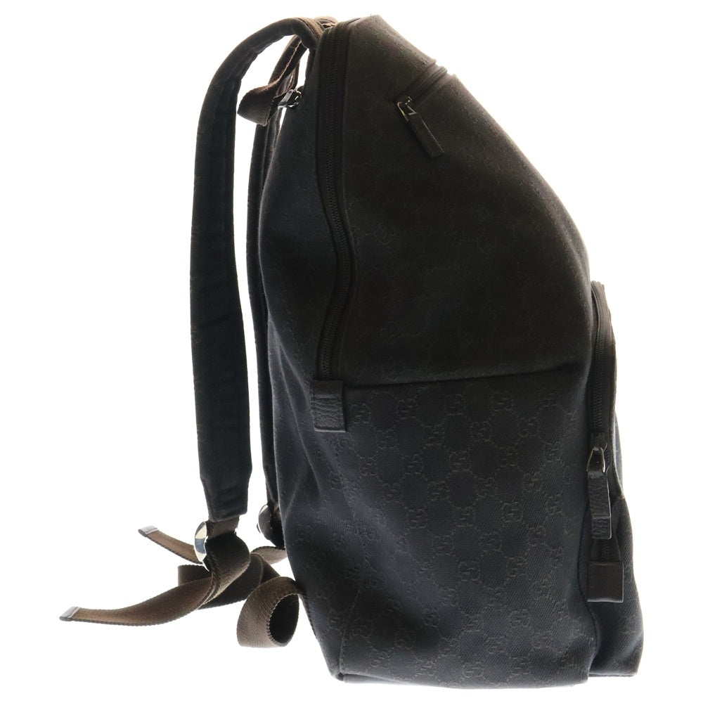 GUCCI(グッチ) GG柄 デニムキャンバスデニムバックパック リュックサック ブラウン 354667