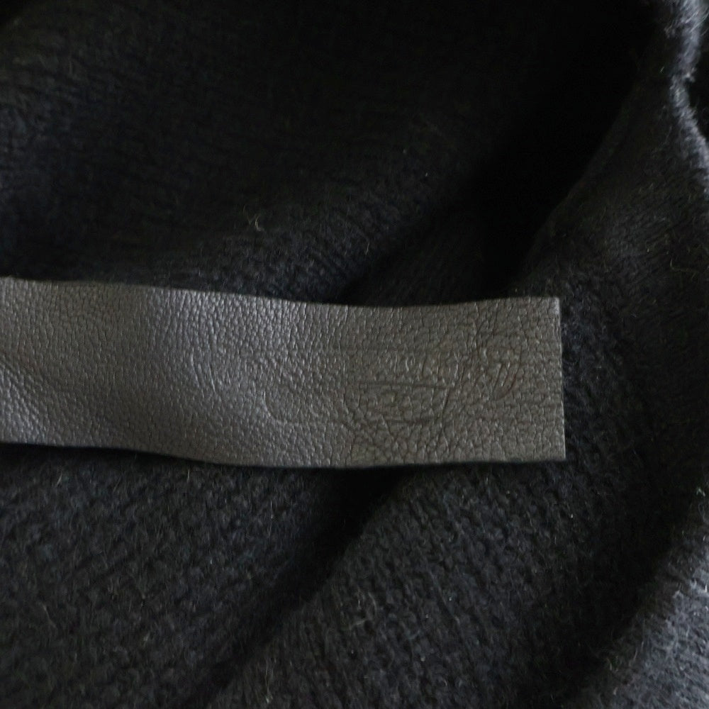 CHROME HEARTS(クロムハーツ) SWTR REGULATOR HD ダガー刺繍 カシミアニットパーカー ブラック