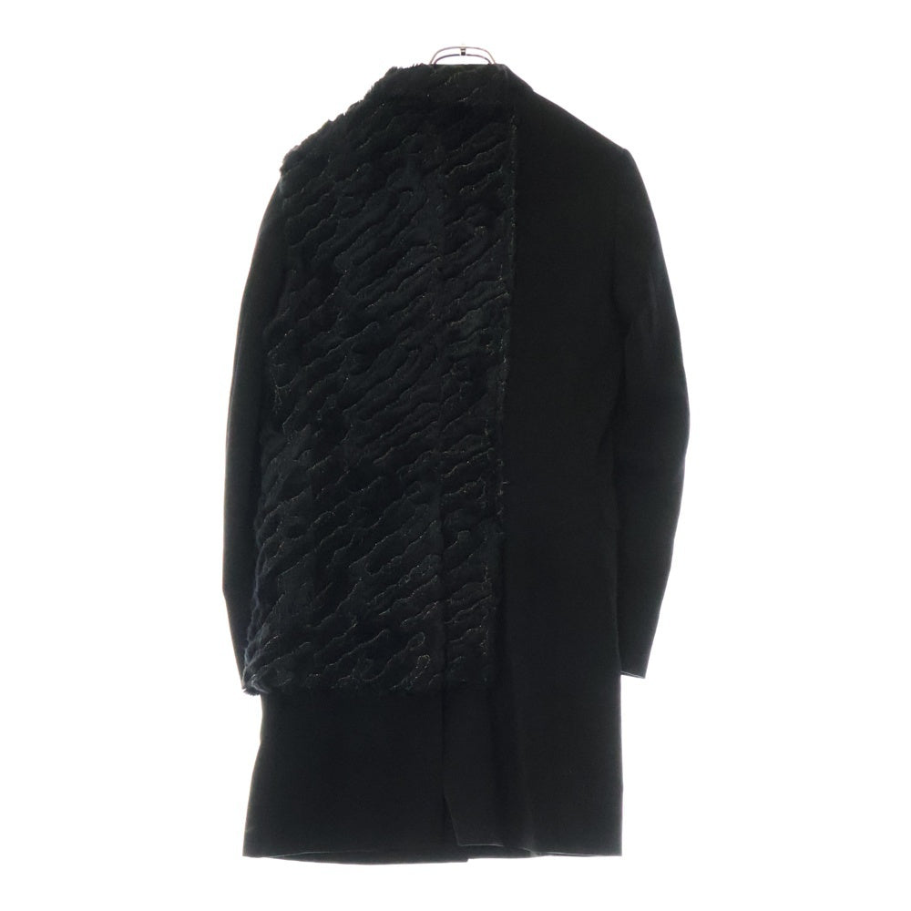 COMME des GARCONS HOMME PLUS(コムデギャルソンオムプリュス) 19AW AD2019 ベストドッキング シングルブレスト ロング テーラードジャケット ブラック PD-J033