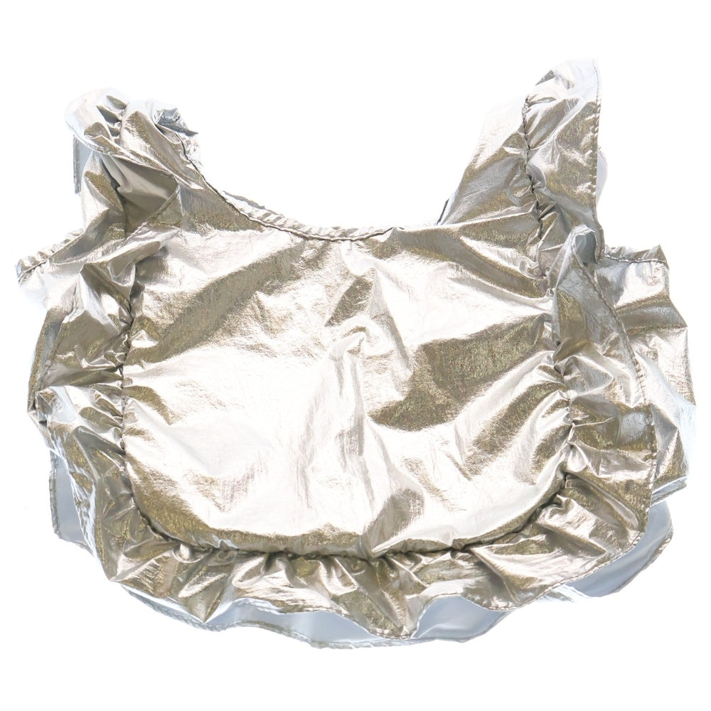 NON TOKYO(ノントーキョー) FRILL ECO BAG フリル エコバッグ シルバー レディース NON-24A-0842
