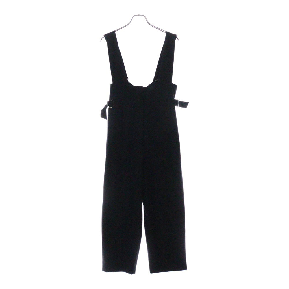 H BEAUTY&YOUTH(エイチ ビューティーアンドユース) HIGH WAIST OVERALLS ハイウエスト オーバーオール サロペット ブラック レディース 1614-299-5542
