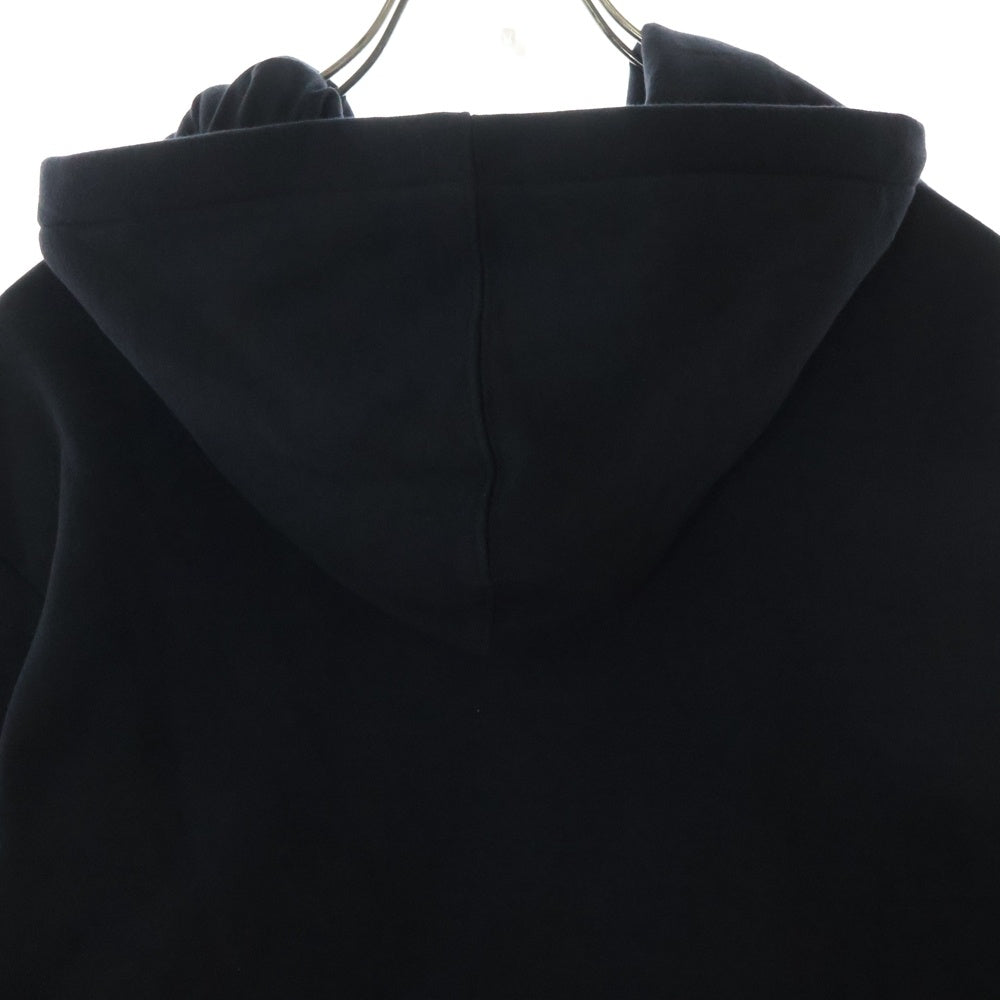 Calvin Klein(カルバンクライン) ARCHIVE ロゴ刺繍 裏起毛 スウェット プルオーバーパーカー ブラック 40WH100