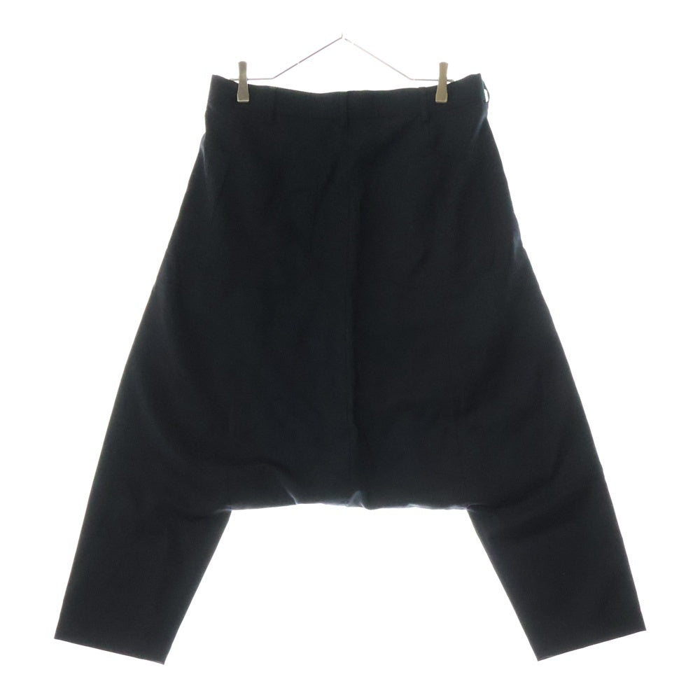 BLACK COMME des GARCONS(ブラックコムデギャルソン) 09SS AD2008 ウール サルエル スラックス ペンギン パンツ ブラック 1C-P208