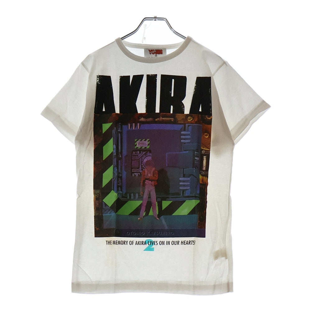 VINTAGE(ヴィンテージ) 90S AKIRA アキラ2巻 ヤングマガジンタグ 表紙デザイン プリント半袖Tシャツ ホワイト