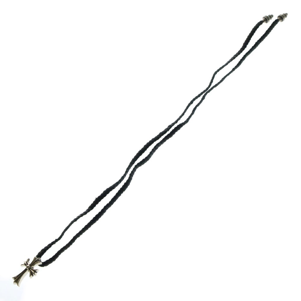 CHROME HEARTS(クロムハーツ) CH CRS SMLスモールCHクロス BC ボロチップブレイド ネックレス シルバー BCA220