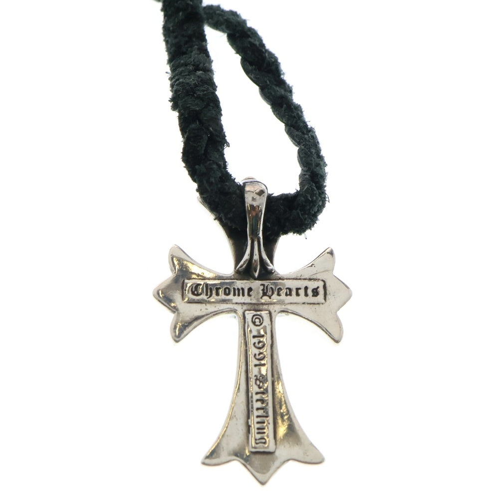 CHROME HEARTS(クロムハーツ) CH CRS SMLスモールCHクロス BC ボロチップブレイド ネックレス シルバー BCA220