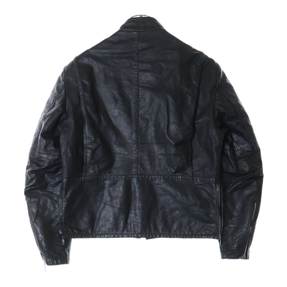 VINTAGE(ヴィンテージ) 70S VINTAGE SEARS ヴィンテージ シアーズ シングルライダース ジップアップレザージャケット ブラック