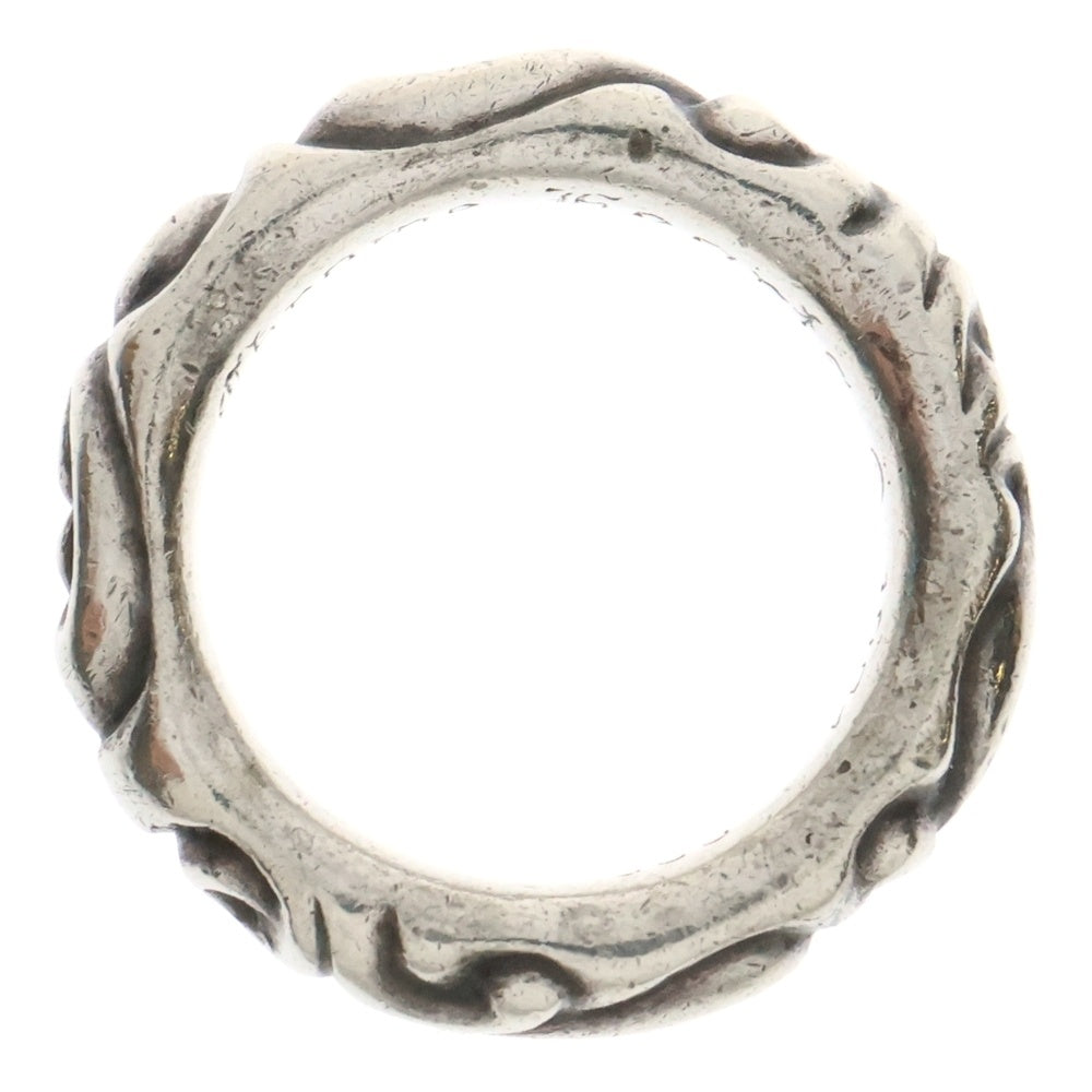 CHROME HEARTS(クロムハーツ) SCRL BAND スクロールバンド リング シルバー BCA351