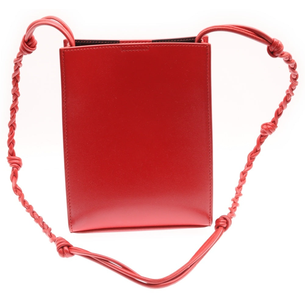 JIL SANDER(ジルサンダー) TANGLE タングル レザー スモール ショルダーバッグ レッド J07WG0001 P4841 628