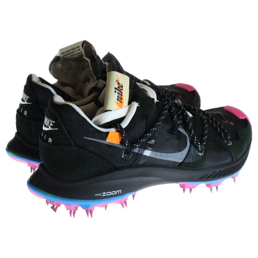 NIKE(ナイキ) × OFF-WHITE W ZOOM TERRA KIGER 5 オフホワイト ズームテラ カイガー 5 ローカットスニーカー ブラック レディース US6.5/23.5cm CD8179-001