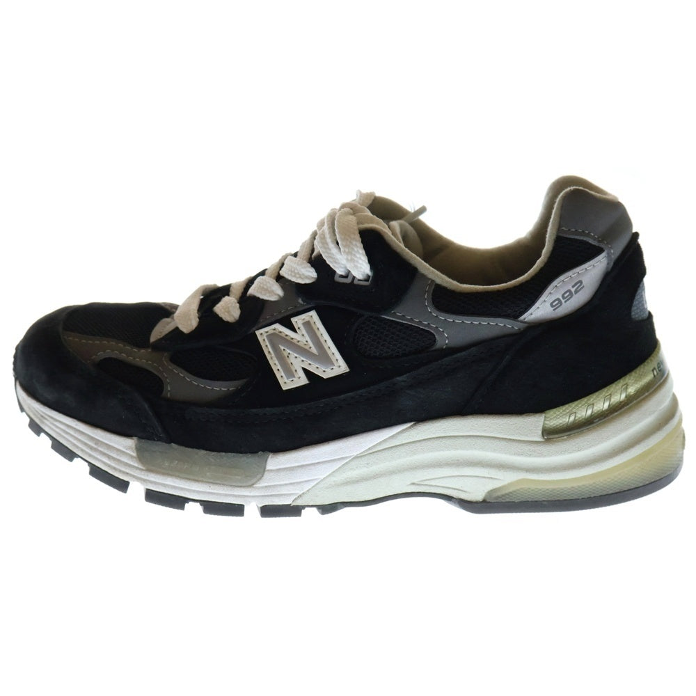New Balance(ニューバランス) M992EB スエード ローカットスニーカー ブラック US4.5/22.5cm