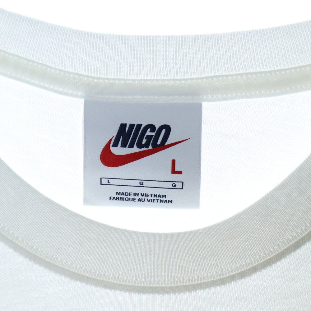 NIKE(ナイキ) ×NIGO NRG SS TEE ニゴ クルーネック カットソー 半袖Tシャツ ホワイト FV5943-100