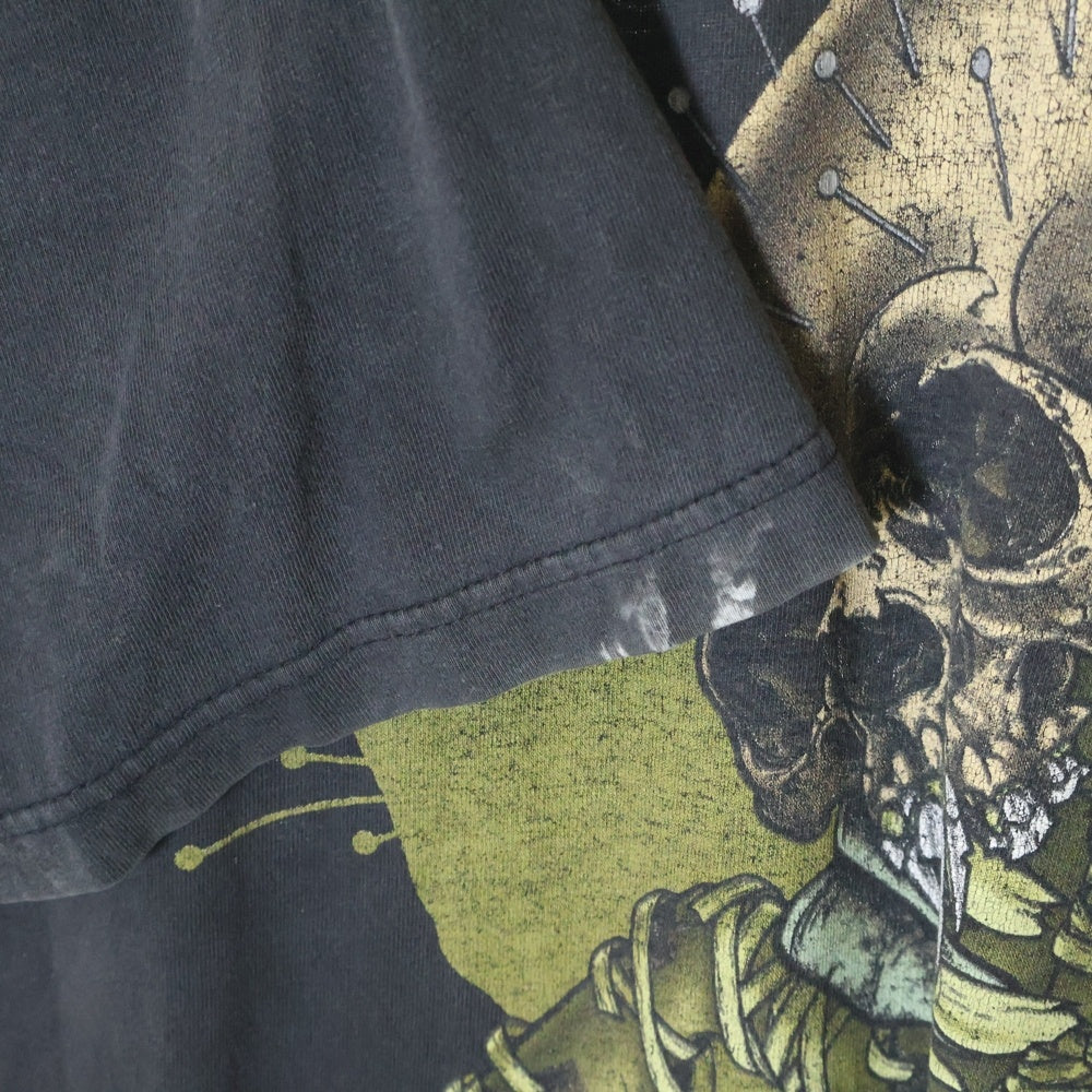 VINTAGE(ヴィンテージ) 90S VINTAGE METALLICA PUSHEAD FIXXXER ヴィンテージ メタリカ パスヘッド フィクサー 両面プリント クルーネック 半袖Tシャツ カットソー ブラック