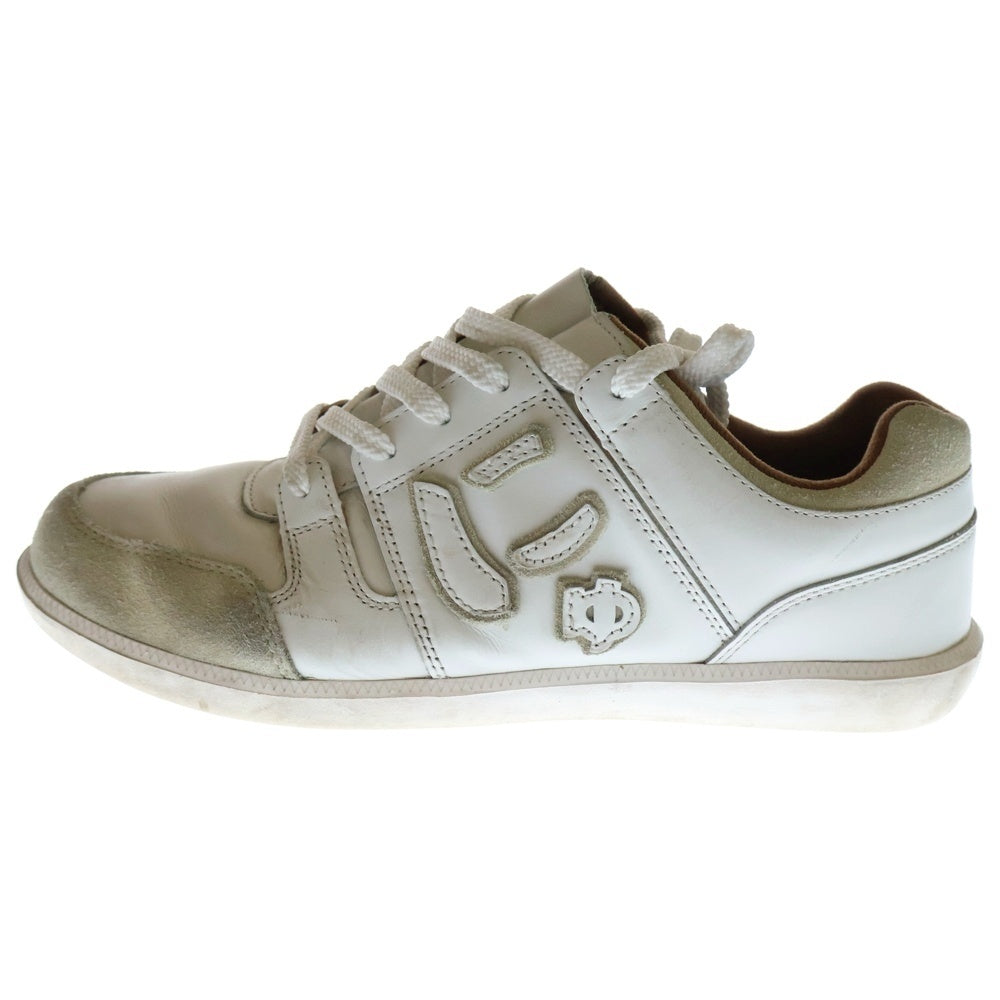 Sangacio(サンガッチョ) ×BRANDALISED ブランダライズド バンクシー にゅ～ず ローカットスニーカー ホワイト US7.5/25.5cm