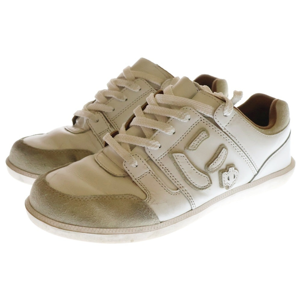Sangacio(サンガッチョ) ×BRANDALISED ブランダライズド バンクシー にゅ～ず ローカットスニーカー ホワイト US7.5/25.5cm