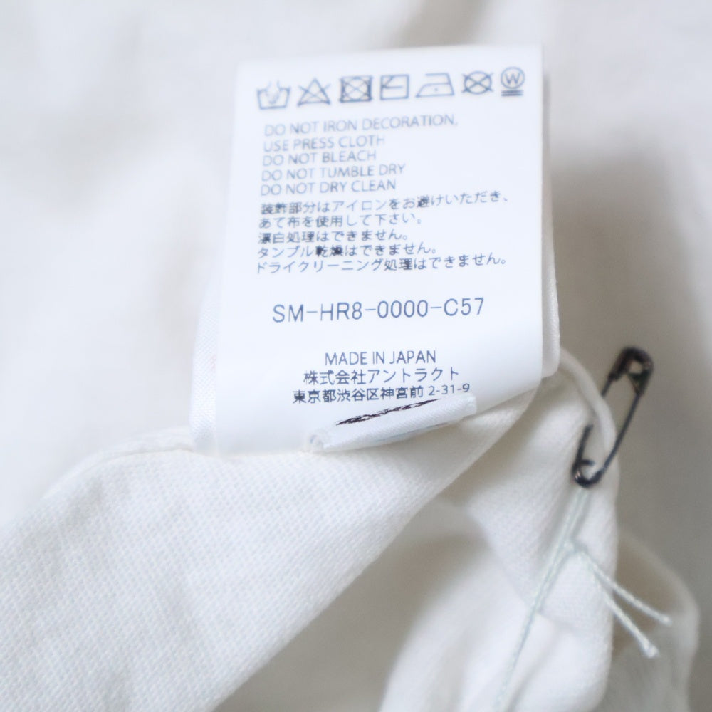 SAINT MICHAEL(セントマイケル) 25SS ×FRIENDS FRD_SS TEE フレンズ フォトプリント クルーネック 半袖Tシャツ カットソー ホワイト SM-HR8-0000-C57
