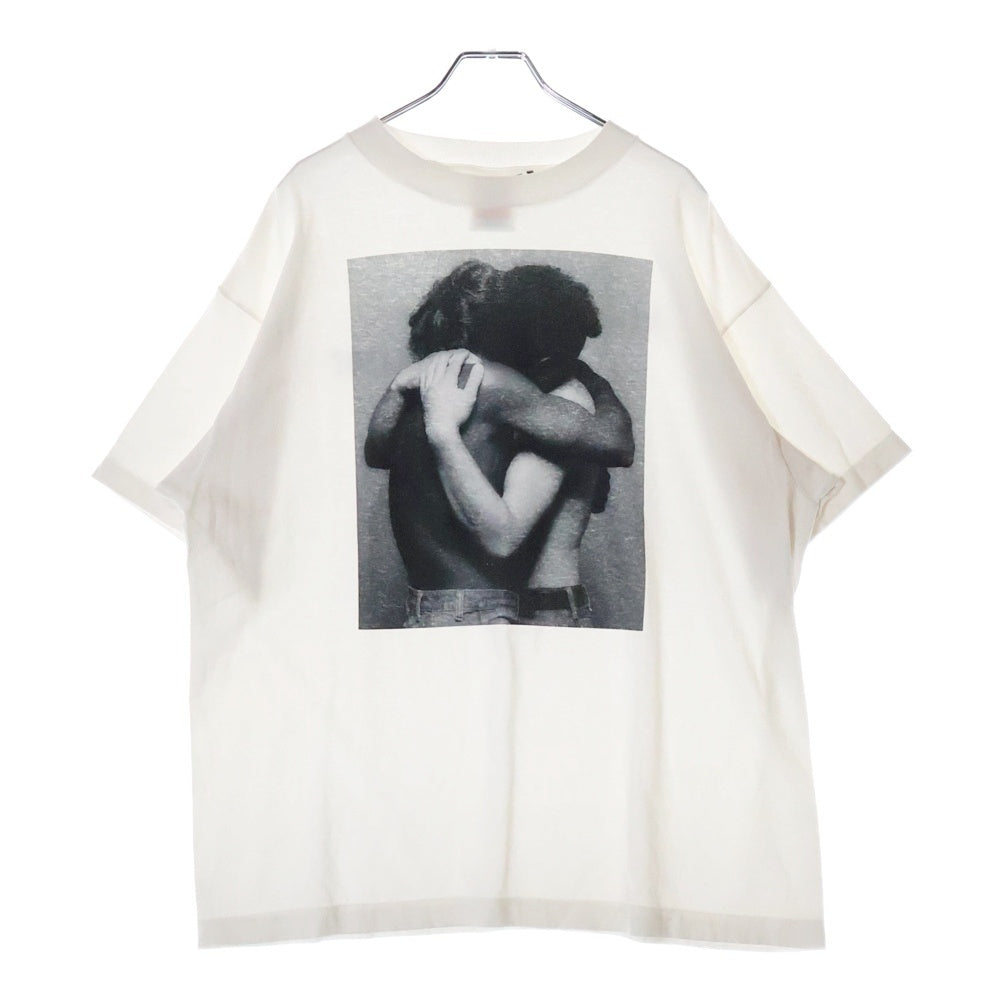 SAINT MICHAEL(セントマイケル) 25SS ×Robert Mapplethorpe EMBRACE MT_SS TEE ロバートメイプルソープ エンブレイス フォトプリント クルーネック 半袖Tシャツ カットソー SM-HR8-0000-C20