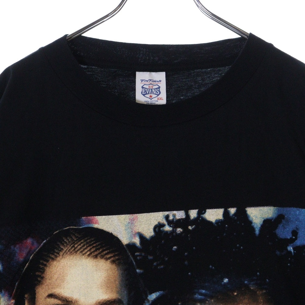 VINTAGE(ヴィンテージ) 90S VINTAGE MAX WELL FORTUNATE TEE ヴィンテージ マックスウェル フォーチュネイト 両面プリント クルーネック 半袖Tシャツ カットソー ブラック