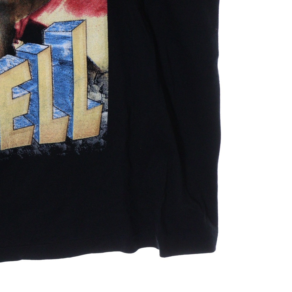 VINTAGE(ヴィンテージ) 90S VINTAGE MAX WELL FORTUNATE TEE ヴィンテージ マックスウェル フォーチュネイト 両面プリント クルーネック 半袖Tシャツ カットソー ブラック