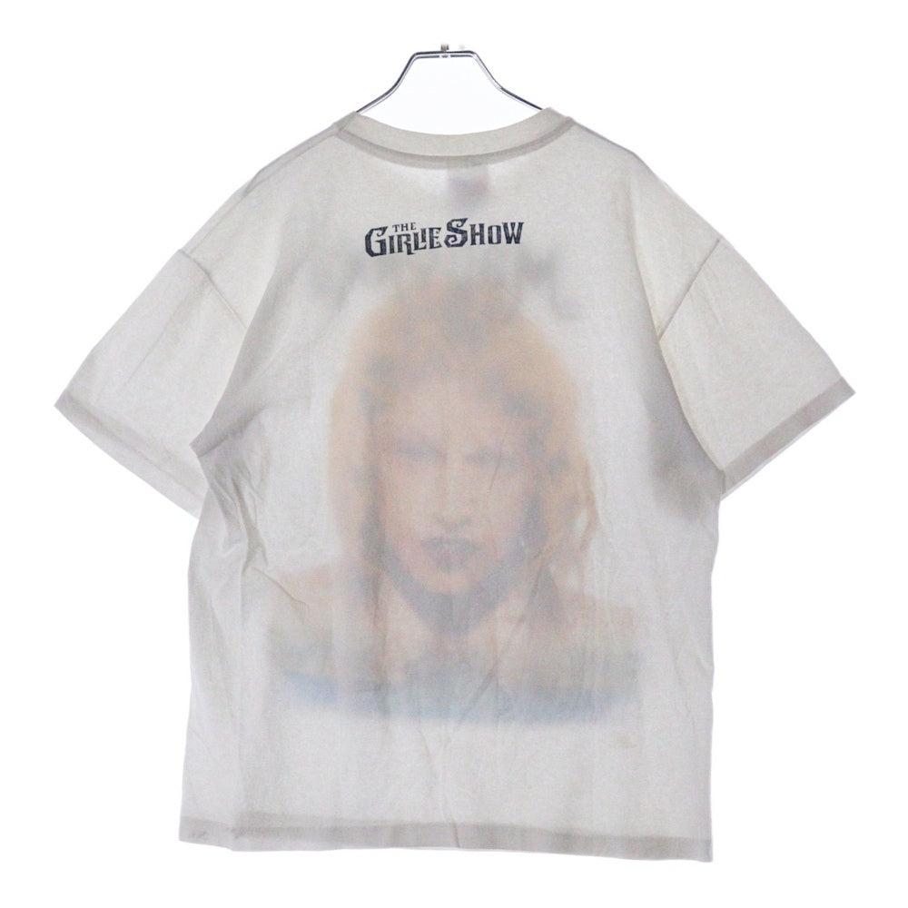 VINTAGE(ヴィンテージ) 90S VINTAGE MADONNA 1993 THE GIRLIE SHOW WHITE BRIGHT GREEN TEE マドンナ 1993 ザ ガーリー ショー ホワイト ブライトグリーン 両面プリント 半袖Tシャツ